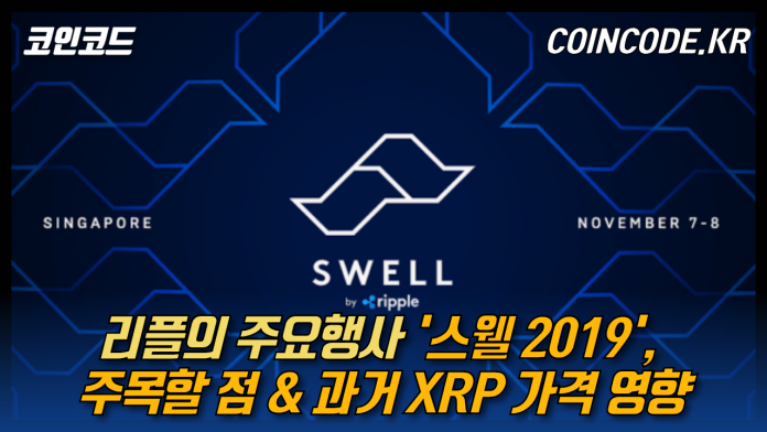  [2019-10-12] 리플의 주요행사 ‘스웰 2019’, 주목할 점 & 과거 XRP 가격 영향