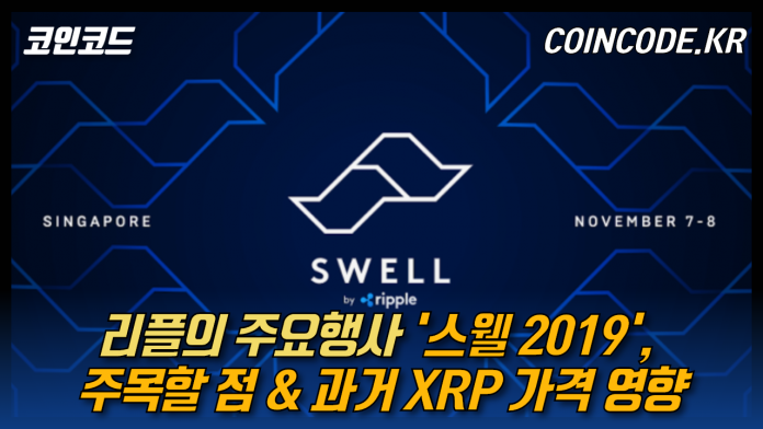 [2019-10-12] 리플의 주요행사 ‘스웰 2019’, 주목할 점 & 과거 XRP 가격 영향