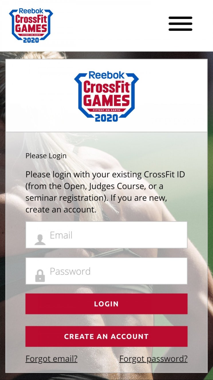  [2020 Crossfit Games] 2020 크로스핏 게임즈 등록하기_크로스핏 오픈 등록방법