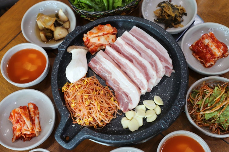  제주도청 맛집 제주순풍에서 오겹살 클리어!