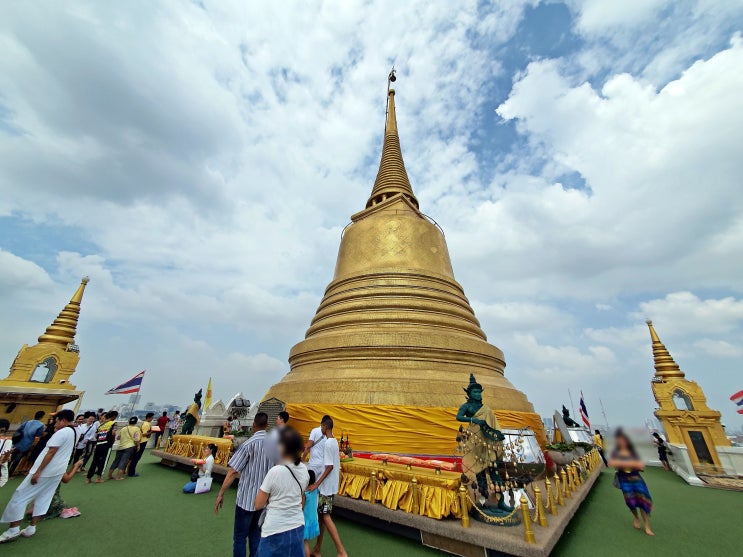 방콕여행-황금산(골든마운틴) '왓사켓',방콕을 한눈에 볼 수 있는 아름다운 사원