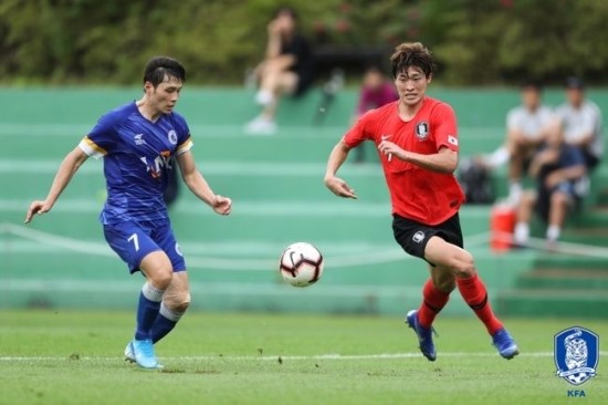  '제공권' 오세훈- '침투' 조규성, 김학범호 원톱 경쟁에 불 붙었다. 대한민국-우즈베키스탄 전