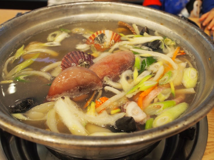  소래포구 맛집 해물이 가득  통큰손칼국수로 행복한 가족 나들이했어요!