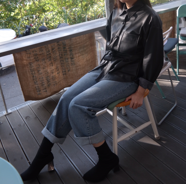  2019 f/w - Attila Marcel(자제체작) "마르셸레더셔츠" #ROCK_BLACK