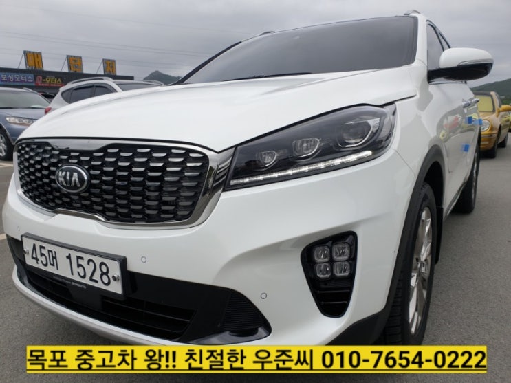  목포 중고차 매매 단지 중고차왕 우준씨의 꿀매물~>쏘렌토 더 마스터 r2.2 2WD 7인승