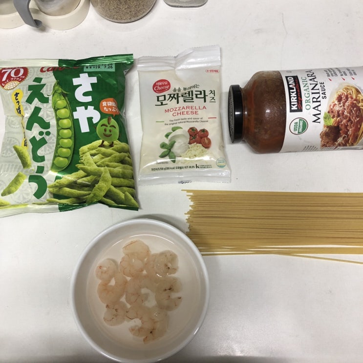  치팅데이 스파게티만들기