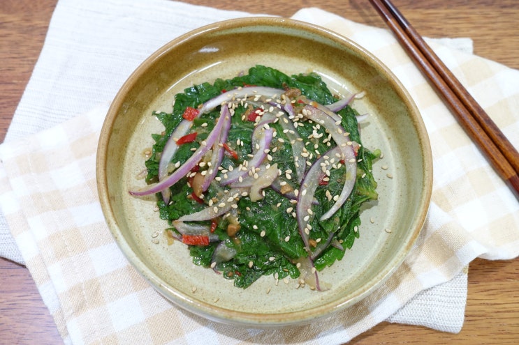  된장 깻잎김치 만드는법 향이 좋은 깻잎무침 밥도둑
