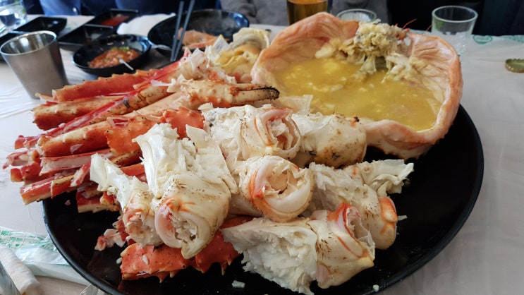  노량진 수산시장에서 킹크랩과 회로 포식한 번개팅~