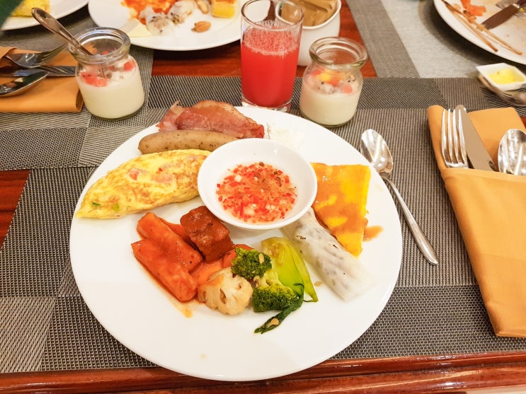  다낭 빈펄럭셔리 리조트 조식 완전 조아!
