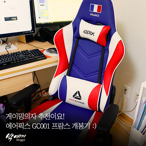  게이밍의자 추천이요! 에이픽스 의자 GC001 프랑스 개봉기 :)