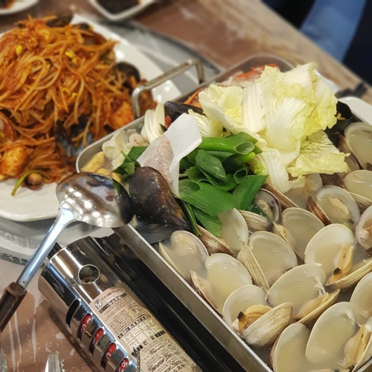  천안 신방동 맛집 아구행님조개동상 아구찜과 조개전골을 한번에!!!