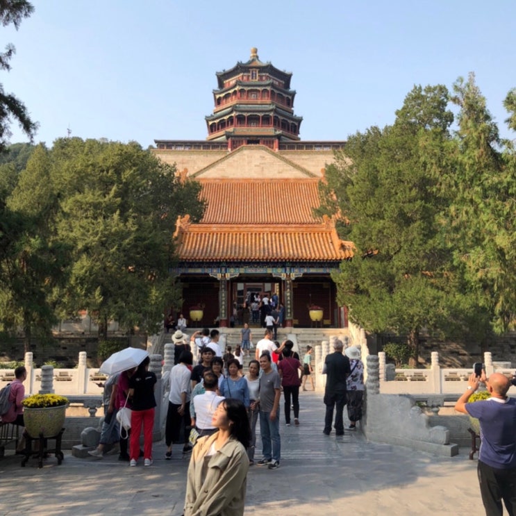  [威海︎北京] 국경절 베이징 여행 Day1_ 이화원, 블루프로그