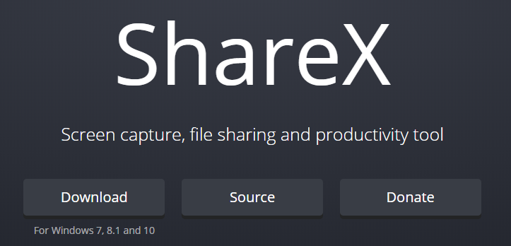  무료 화면녹화 프로그램 ShareX