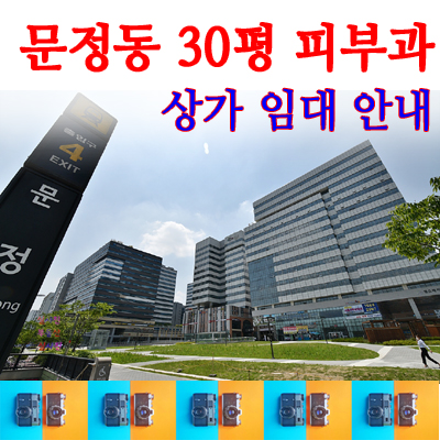  문정동 상가 30평임대 피부과,병원,의원 가능해요