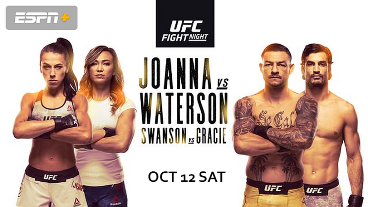  [UFC Fight Night 161/UFN 161] 요안나 예드제칙 VS 미셸 워터슨