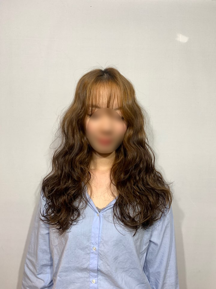  긴머리 자연스러운 굵은 히피펌 젤리펌 추천해드립니다,