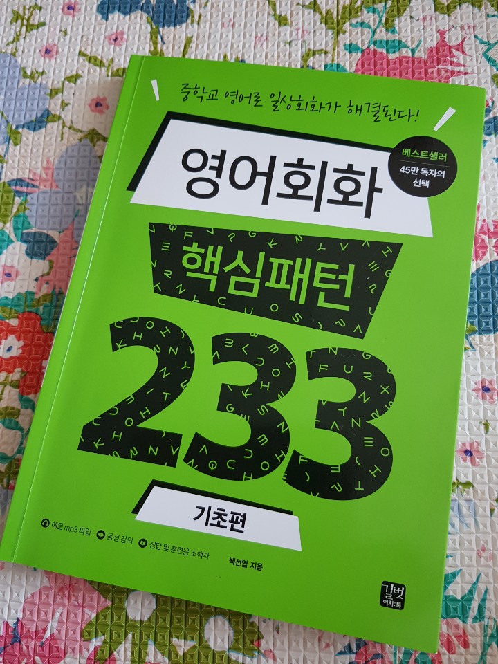 '영어회화 핵심패턴 233' 중학교 영어로 일상회화 가능해요!