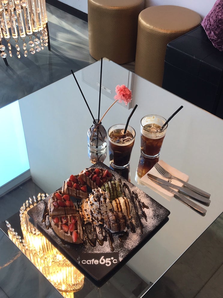  ［인천-도화동］수제와플이 맛있는 카페65도씨 최애카페 :>