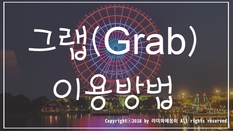  [베트남/다낭] 어플 그랩(Grab), 택시 대신 꼭 사용해야 하는 차량 공유 시스템