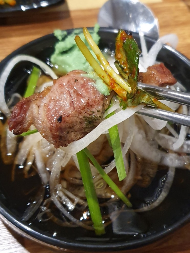  단구동맛집 맛있는 돼지고기이베리코 놀이방있는식당 세계4대진미 흑돼지이베리코