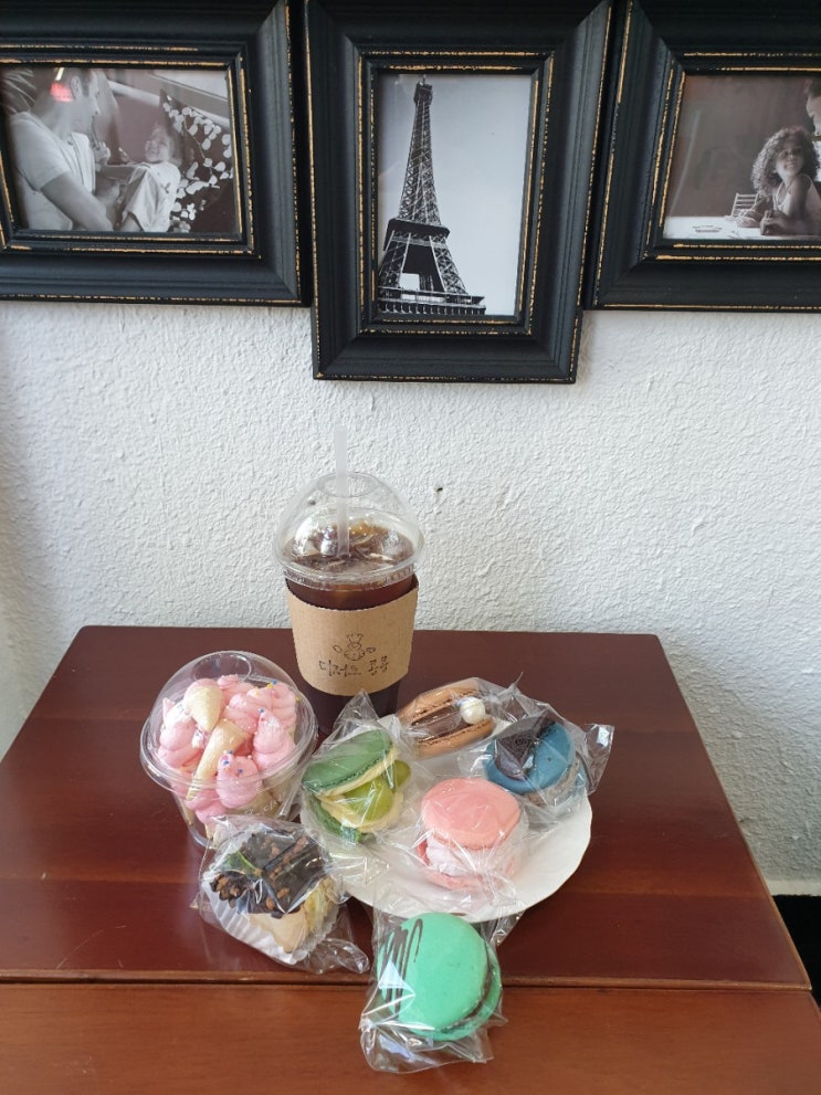  응암역카페 디저트콩콩 마카롱 맛집이네요.