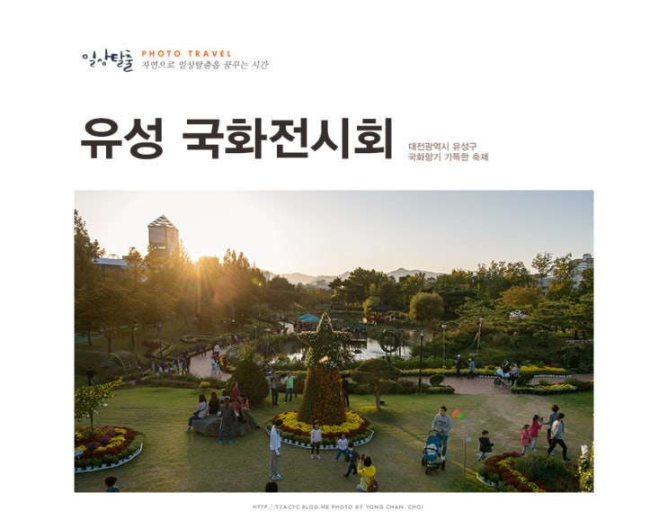  아이들과 가볼만한곳 유성 국화축제가 유림공원에서 시작했어요.