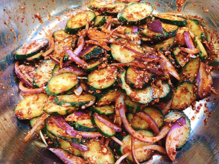  익산 부송동 하나로마트 장보기 (집밥: 오이무침, 돼지갈비찜) 기본에 충실한 청정원 돼지갈비양념