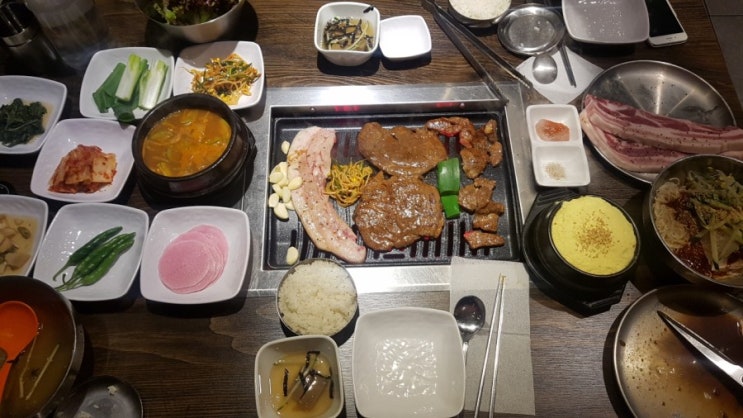  용인 돼지갈비 맛으로 보증한 그곳 낭만꽃돼지.