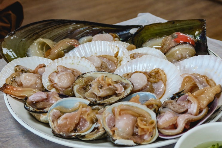  정자항에서 조개구이 먹기, 울산 정자 맛집