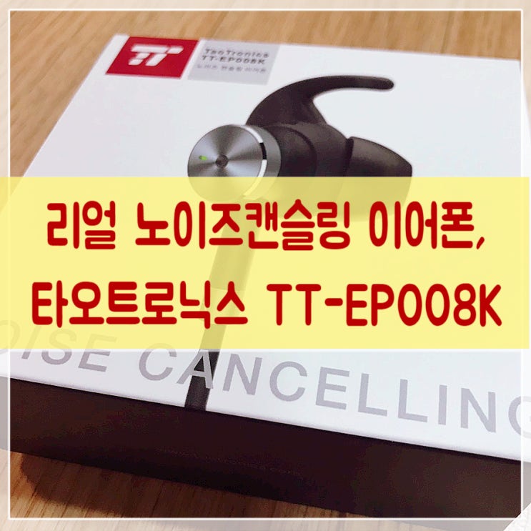  인강 이어폰, 노이즈캔슬링 이어폰 구매후기! (ft. 타오트로닉스, 수험생이어폰)