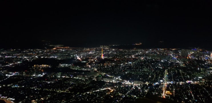  앞산 야간산행]환상적인 뷰에 감동하다