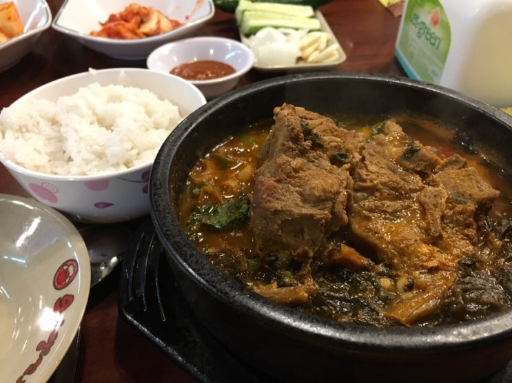  호치민 푸미흥 한식 맛집 오감자탕, 한국의 그 맛이네요! 가격도 한국이랑 똑같 ㅋㅋㅋ