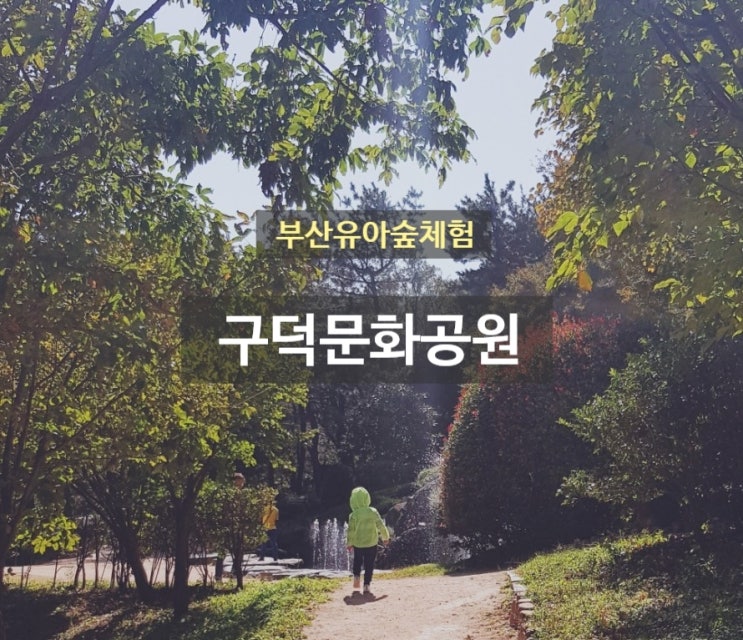  부산유아숲체험. 부산아이데리고갈만한곳. 구덕문화공원(부산예쁜산책로등산코스)