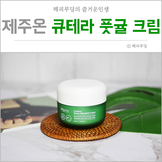  크림추천 제주온 큐테라 풋귤 크림 (수분크림 후기)