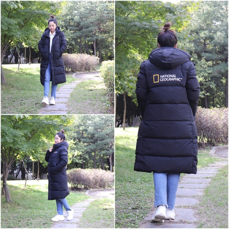  가을 환절기 대비 내셔널지오그래픽 카이만 롱패딩추천