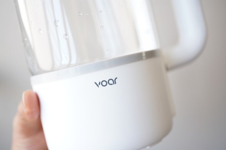 보아르 하티 전기 포트 VO-KI005 , 깔끔한 주방에 어울리는 하얀색과 유리의 투명함