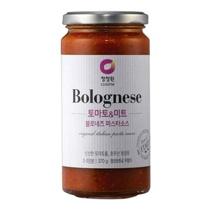  청정원 볼로네즈 파스타소스 토마토&미트, 370g