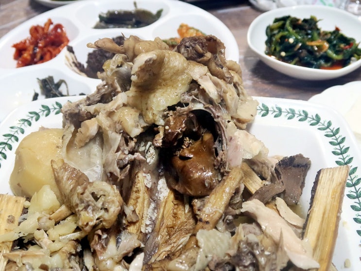  삼척 맛집 우리강산. 생애 최고의 옻백숙