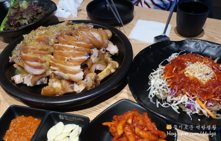  상봉역 족발 잭아저씨족발&보쌈 상봉점 마늘족발에 막국수!
