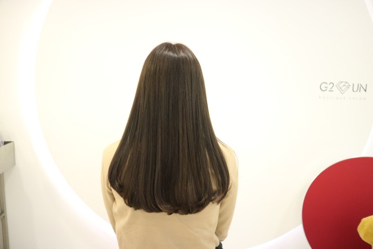  부평역 미용실 살롱지이유엔에서 붉은기 제거 염색