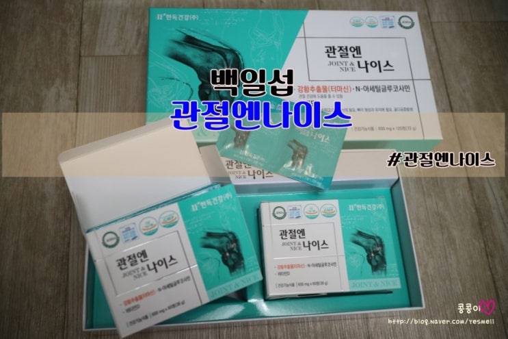  백일섭 관절약 한독건강 관절엔나이스 