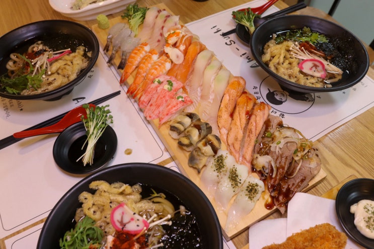  망포역 맛집 트리플 세트 초밥 왕푸짐하네요~!