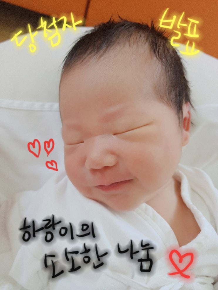  [발표] 하랑이의 소소한 나눔! 이벤트 당첨자