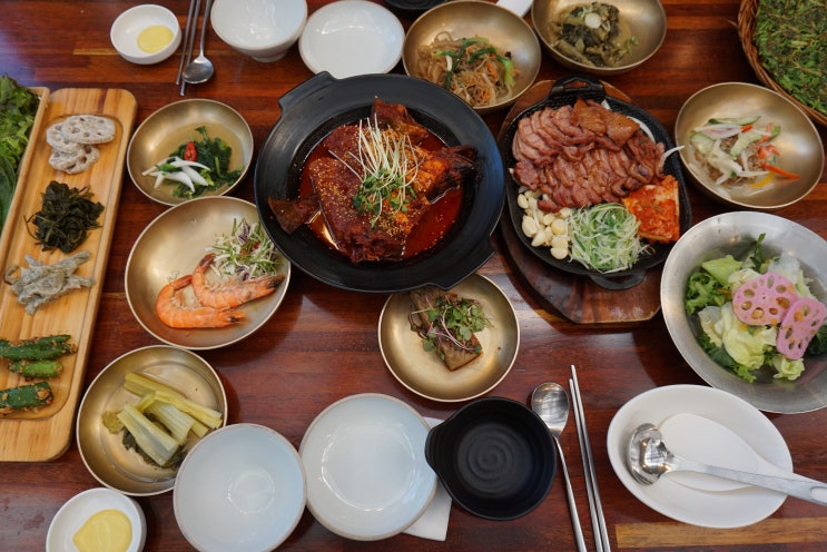  율동공원 맛집 분당 산촌의 건강한 한정식!
