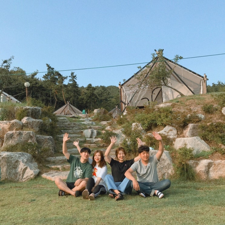  버킷리스트 글램핑하기 완료️ #씨엘글램핑