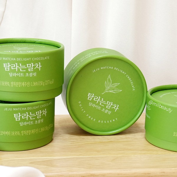  제주말차 사용한 탐라는말차 초콜릿, 어른들의 디저트 