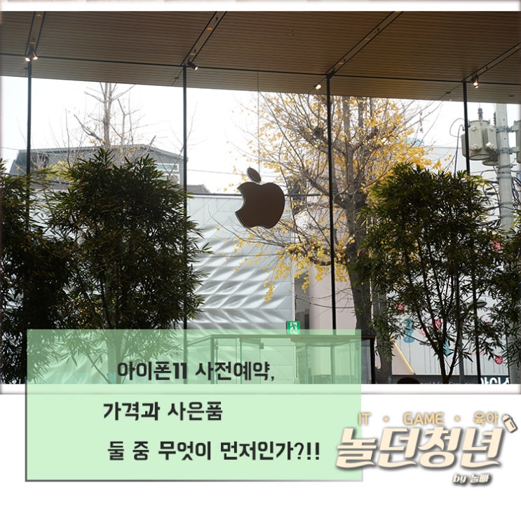  아이폰11 사전예약, 가격과 사은품 둘 중 무엇이 먼저인가?!!