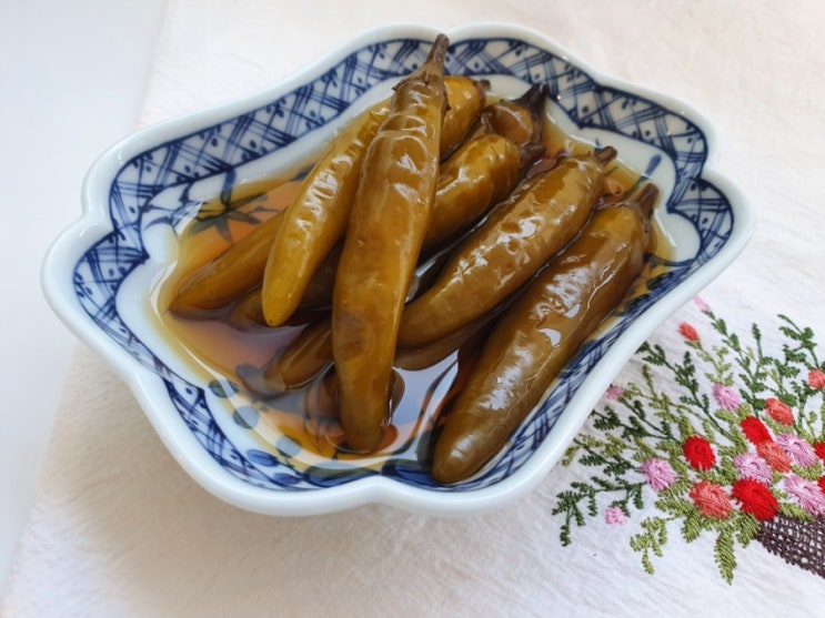 간장 고추장아찌 담그는법~소주로 간단하게!