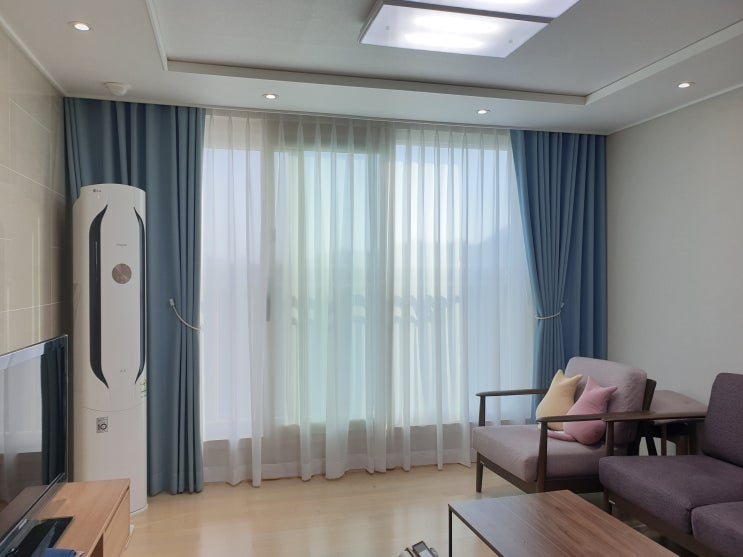 대전블라인드 커튼 지족동 새미래숲 아파트 보온력이 좋은 암막커튼으로 예쁘게 꾸미기