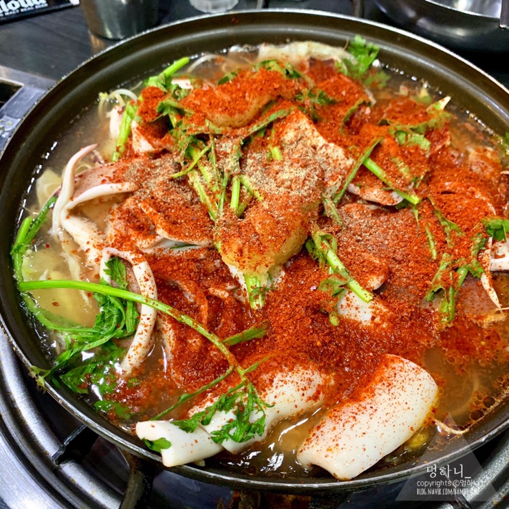인천 용현동, 황성얼큰오징어찌개 몇년째 찾아가서 먹는 맛집 